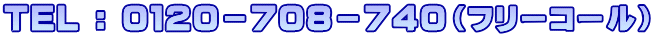 TEL : �O�P�Q�O�|�V�O�W�|�V�S�O�i�t���[�R�[���j